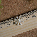 100pcs Snowflake Flatback Embellishments Christmas Craft  DIY Tools