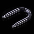 Aquarium Fish Tank CO2 Dioxide Diffuser Check Valve U Shape Glass Tube Suction