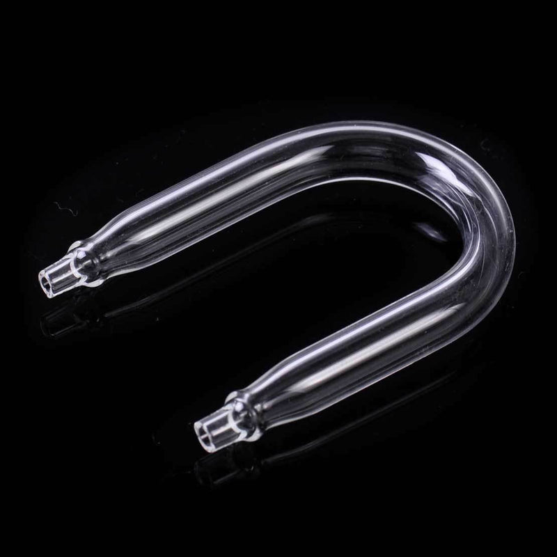 Aquarium Fish Tank CO2 Dioxide Diffuser Check Valve U Shape Glass Tube Suction