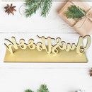 Wooden Wedding Guestbook Table Name Sign Book DIY Craft Home Decor Ornament