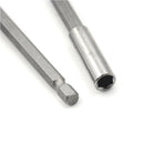 3pcs Magnetic Bit Holder Extensions Quick Change 1/4" Hex Shank Tool 75-150mm JR