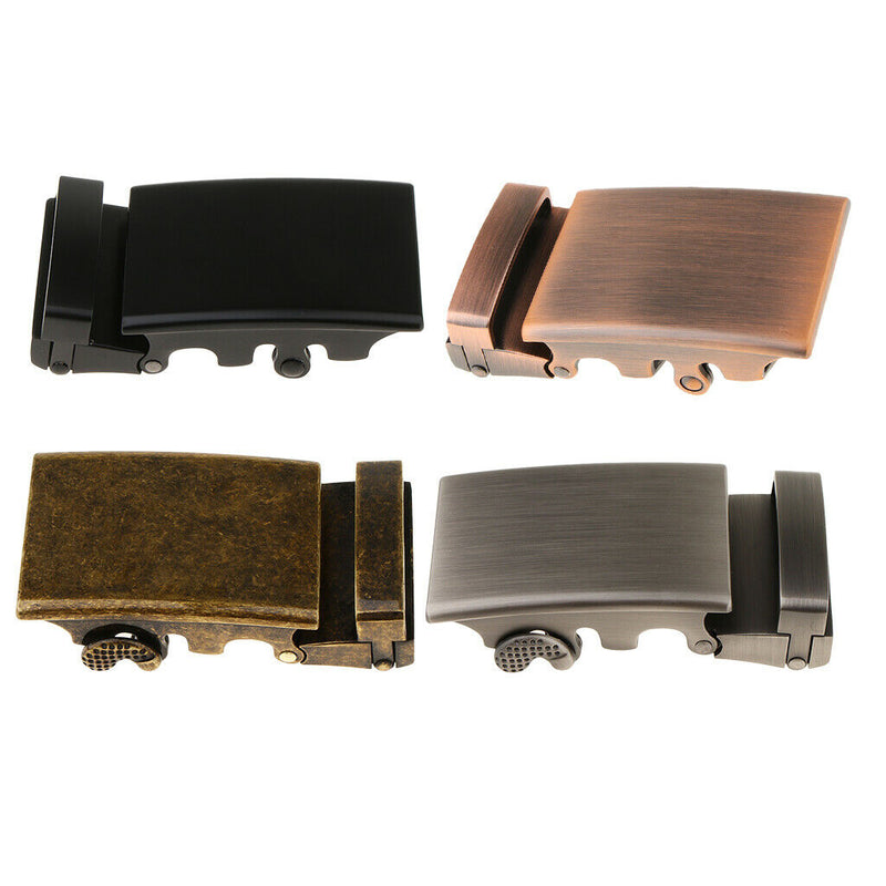 6pcs Mens Ratchet Belt Buckle, Automatic Slide Buckle for Belt Strap 34-36mm