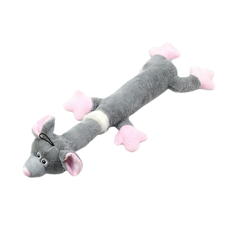 Pets Chewing Toys with Squeakers for Small Dogs & Large Dogs - Gray Mouse