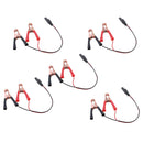 5x Universal 18AWG SAE to Crocodile Clips Solar Batteries Extension Chargers