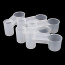 5Pcs Plastic Bird Feeder Clear Water Bottle Drinker Cup for Pigeon BirdJCAUJ Gw
