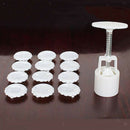 12 Animals Stamps Baking Tool Moon Cake Press Round Cupcake Mid Autumn Day
