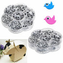 Self Adhesive Box of 700Pcs Googly Eyes Kids Hand Craft Moving Wobbly Eye