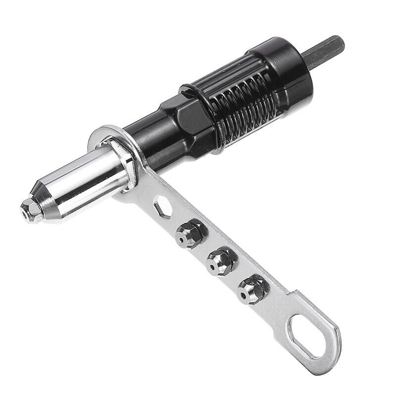 Rivet Nut Adaptor for Cordless Drill Electric Riveting Riveter Insert Tool l-