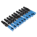 10pcs Optic Fiber Quick Cold Connector FTTH SC Singlemode UPC Fast Connector