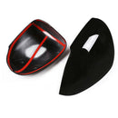 2Pcs Car Glossy Abs Rearview Mirror Cover for Mercedes a Class W177 A180 A2