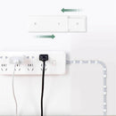 Self-Adhesive Power Strip Holder Fixator-Wall-Mounted Socket Cable FixerA.kz
