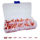 250Pcs Small Copper Tube Combination Connecting Tube Boxed Capillary Croppe C9M4