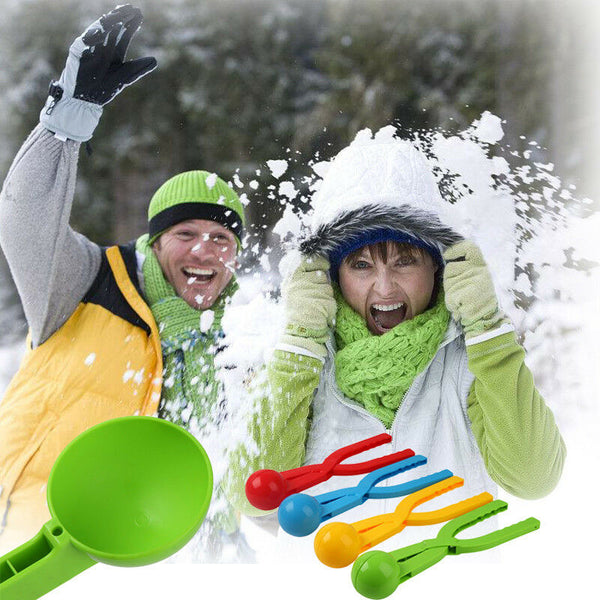 Snowball Maker Making Tool Mold Molds Scissors for Snow Ball Fight Winter Sport