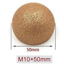 M10X50 Mm Vacuum Brazed Diamond Polishing Grinding Head Pebble Tool Diamond
