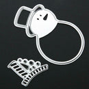 Snowman DIY Metal Stencil for Scrapbook Embossing Craft Cutting Die Decor