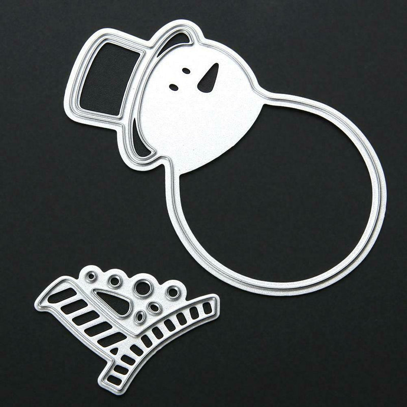 Snowman DIY Metal Stencil for Scrapbook Embossing Craft Cutting Die Decor