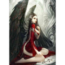 5D DIY Full Drill Diamond Painting Wings Girl Cross Stitch Embroidery Kit