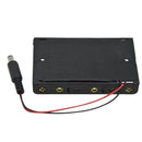 Black AA Plastic Battery Storage Case/Organizer/Holder Holds FOR 6 AA batteries