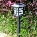 2pcs Outdoor Solar Power LED Light Path Way Landscape Garden Fence Lamp