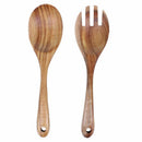 Housewares Socorro Salad Servers,Wood,Natural