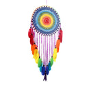 1pc Crochet Flower Dream Catcher Handmade Wind Chimes Hanging Pendant Decor