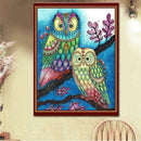 5D DIY Full Drill Diamond Painting Colorful Bird Cross Stitch Embroidery