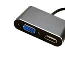 1X(Usb3.1 Type-C Public To Hdmi Mother + Vga Mother High-Definition Audio A