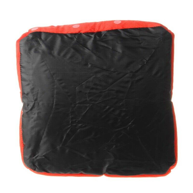 Soft Strawberry Pet Igloo Dog Cat Bed House Kennel Doggy Cushion Basket Red