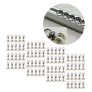 80 Aluminum Curtain Drapes Track Glider Wheel Sliding Roller Carrier Runner 26mm