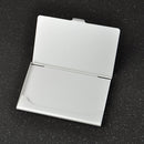 Business Name Credit ID Card Holder Box Metal Stainless Steel Pocket Box Case AU