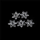 5Pcs Clear Acrylic Crystal Snowflakes Snowflake Ornaments Party Christmas LJ