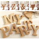 Wooden Alphabet Craft Letter Plaque Wall Hanging Wedding Nursery Decor THANK