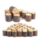 Natural Wood Table Numbers Holder Wood Place Card Holder Party Wedding Tabl