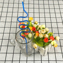 10Pcs Colorful Drinking Straws Crazy Curly Loop Plastic Straw For Party ME