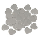 150pcs Metal Flat Round Circle Blank Coin Stamping Charms Tag Pendants 8mm