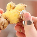 2 cs Smart Wise Garlic Peeler Plastic Ginger Cooking Kitchen Tool Accessor BX
