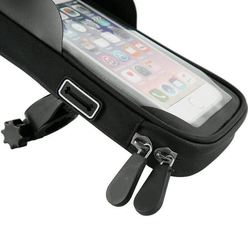 Bicycle Frame Bag Bike Front Tube Cycling Waterproof Mobile Holder Phone Case US
