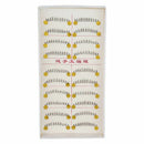 10 Pairs Makeup Natural Lower Bottom Black False Eyelashes Clear Band C4Z6