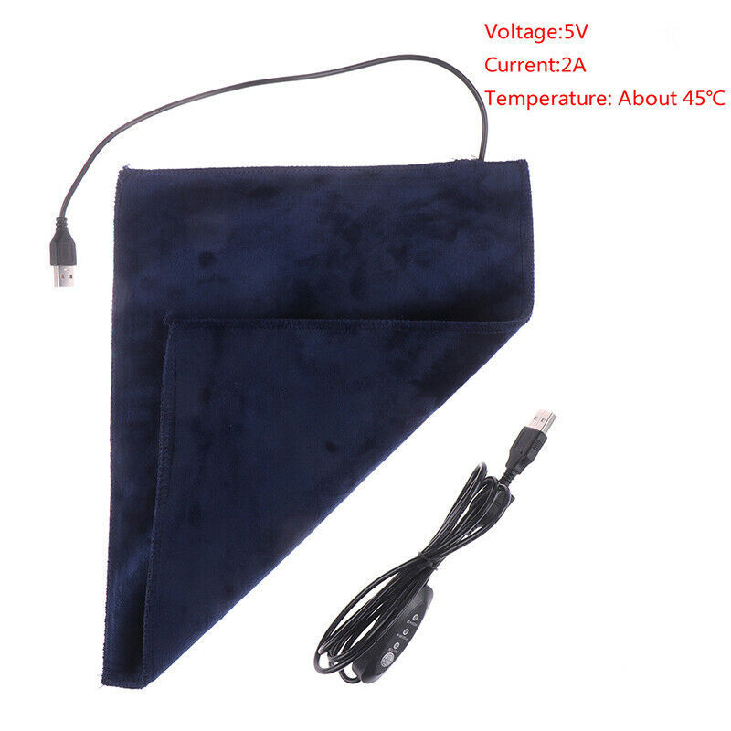 24x30cm USB Electric Cloth Heater Pad Heating Element Clothes Seat Pet Warmer FT