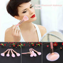 4pcs Professional Crystal Powder Foundation Blush Makeup Cosmetic Brushes A