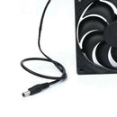 20W Solar Panel Exhaust Fan Cooling Ventilator Black Outdoor Easy to carry