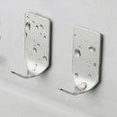 8 pieces Stainless Steel Self-adhesive Sticky Hooks Wall Storage Hanger