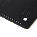 Black Marble Rubberised Hard Case Shell Cover for Macbook Retina Pro 13"