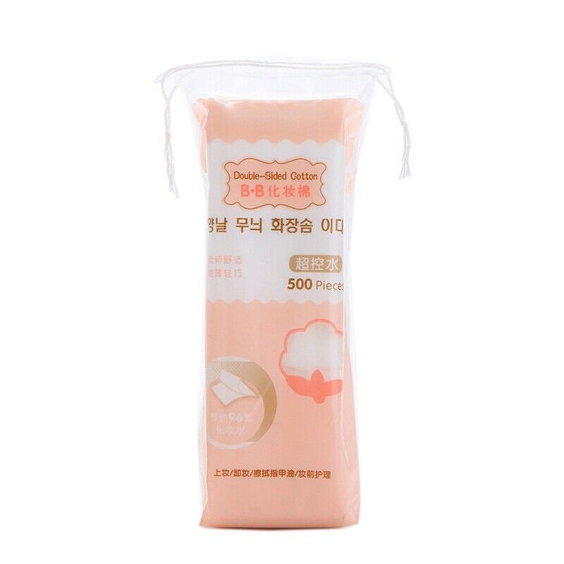 500Pcs/Bag Korean Facial Organic Cotton Pads Facial Cleaning Nail Polish Re H4G4