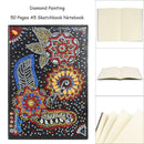 DIY Mandala Special Shaped Diamond Painting 50 Pages Sketchbook A5 Notebook