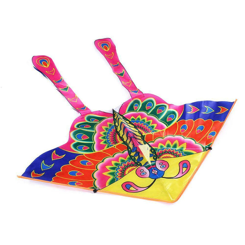 90x50cm Bright Cloth Colorful Butterfly Kite Outdoor Foldable Kites (C)