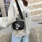 Cartoon Printing Square Shoulder Handbags Women PU Leather Crossbody Bag (5