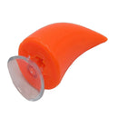 Fashion Punk Style Motorcycle Devil's Horn Decoration For Helmet Orange