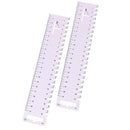 1PC DIY Sewing Patchwork Ruler Ultrathin Soft 21cm Quilting Sewing ToolsBX