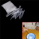 100Pcs 2ml Clear Plastic Eye Dropper Set Liquid Transfer Graduated Pipettes  ASE